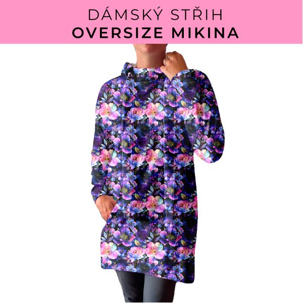 DÁMSKÝ střih - Oversize mikina