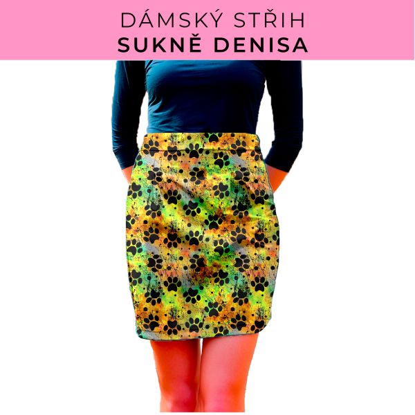 Dámský střih - Dámská sukně Denisa