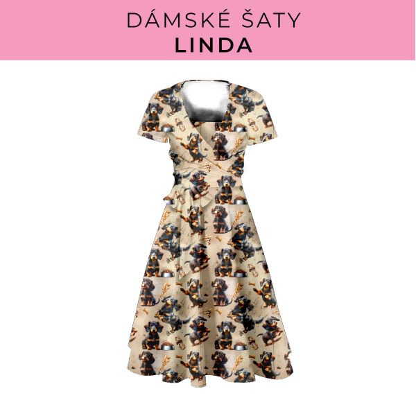 DÁMSKÝ střih - šaty Linda