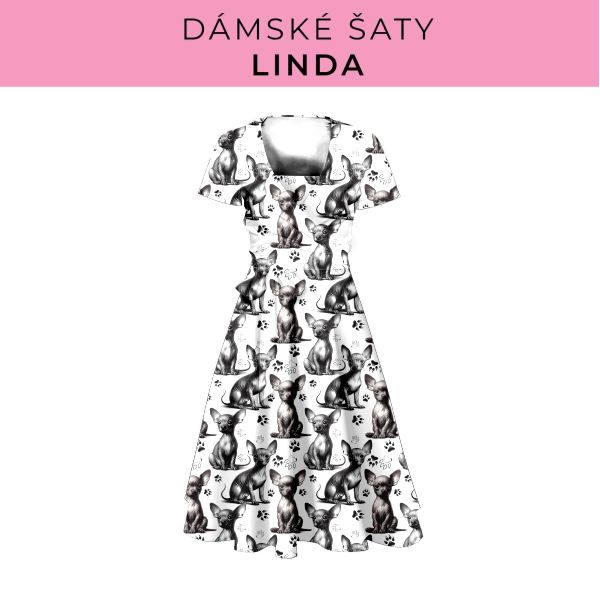 DÁMSKÝ střih - šaty Linda