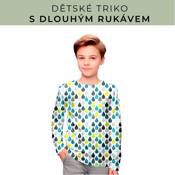 DĚTSKÝ střih - triko dlouhý rukáv