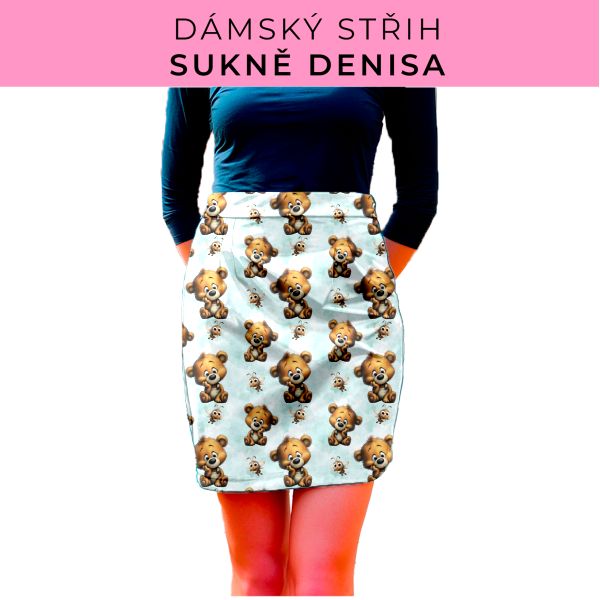 Dámský střih - Dámská sukně Denisa