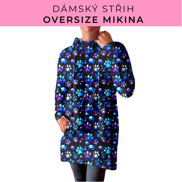 DÁMSKÝ střih - Oversize mikina