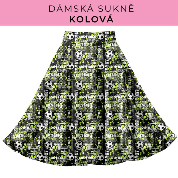 DÁMSKÝ střih - Kolová sukně