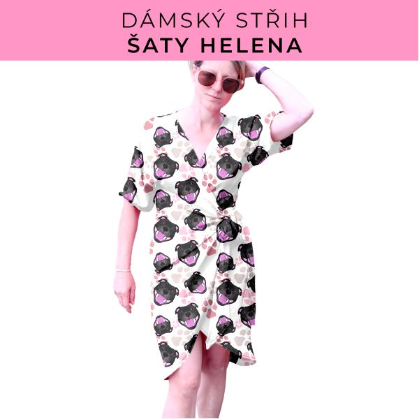 Dámský střih na šaty  Helena