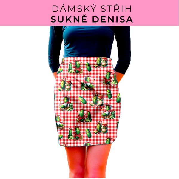 Dámský střih - Dámská sukně Denisa