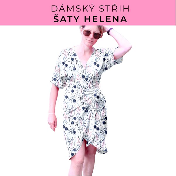Dámský střih na šaty  Helena