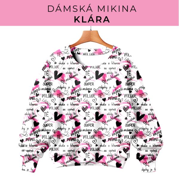 DÁMSKÝ střih - mikina Klára