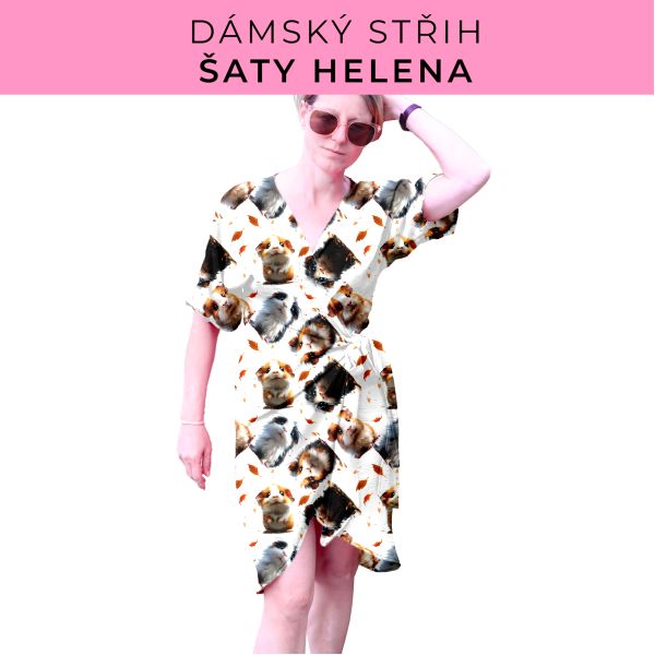 Dámský střih na šaty  Helena