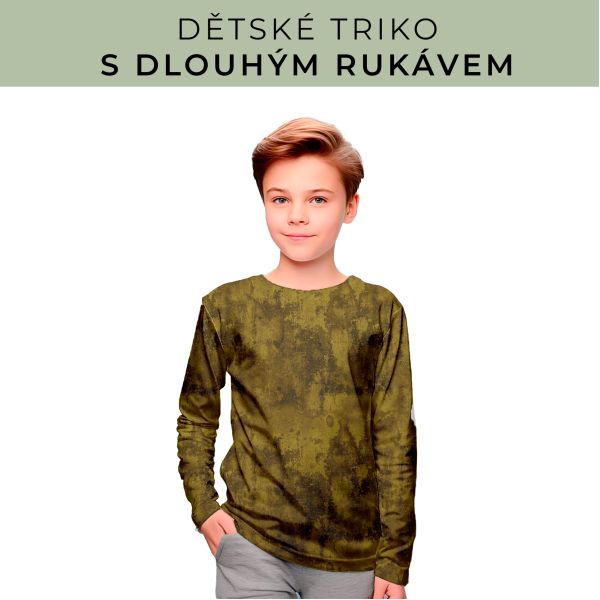DĚTSKÝ střih - triko dlouhý rukáv