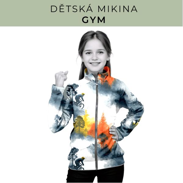 Dětská střih - mikina GYM