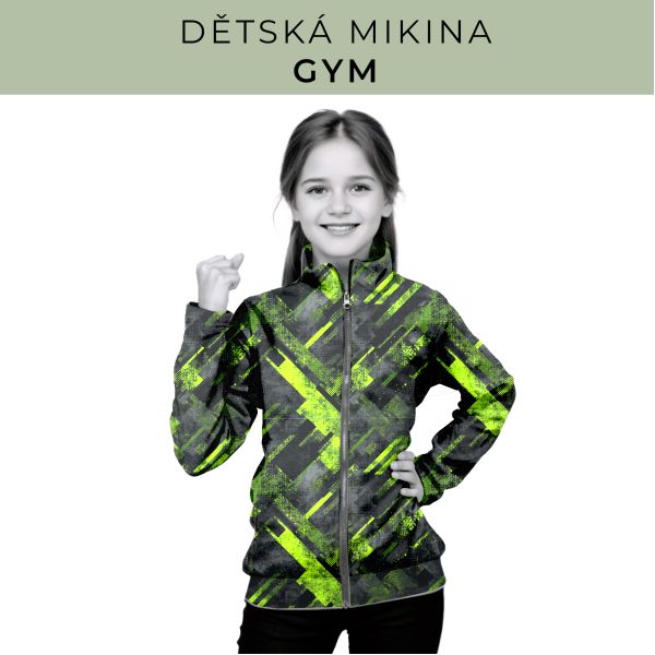 Dětská střih - mikina GYM