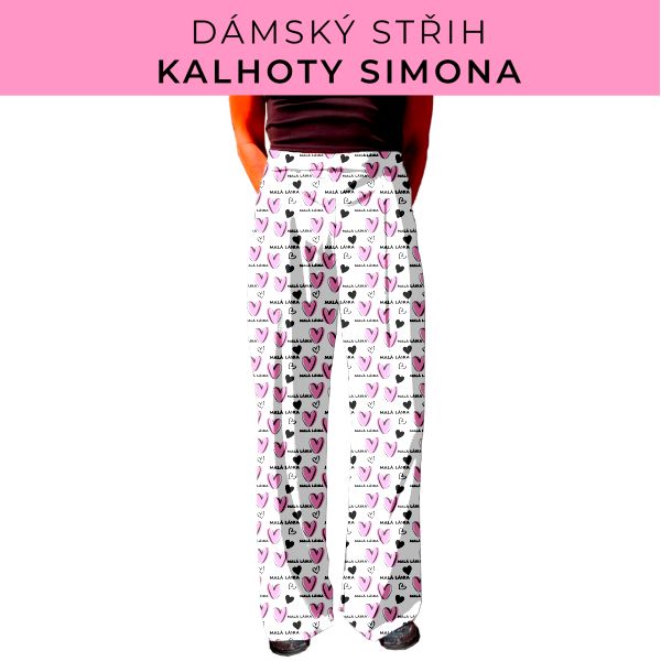 Dámský střih - kalhoty Simona