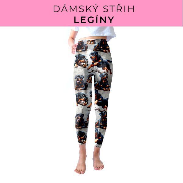 DÁMSKÝ střih - legíny SPORT - SLIM FIT