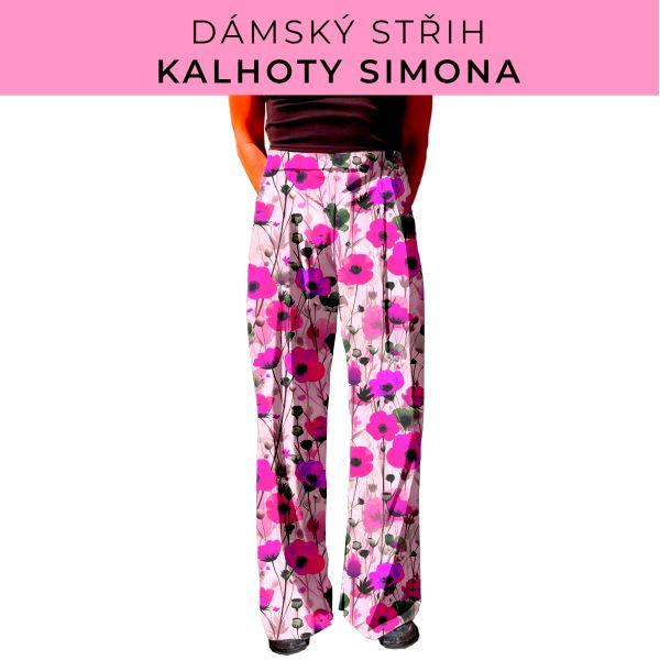 Dámský střih - kalhoty Simona