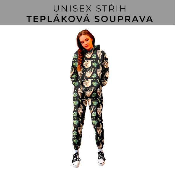 DÁMSKÝ střih - SET mikina a tepláky 