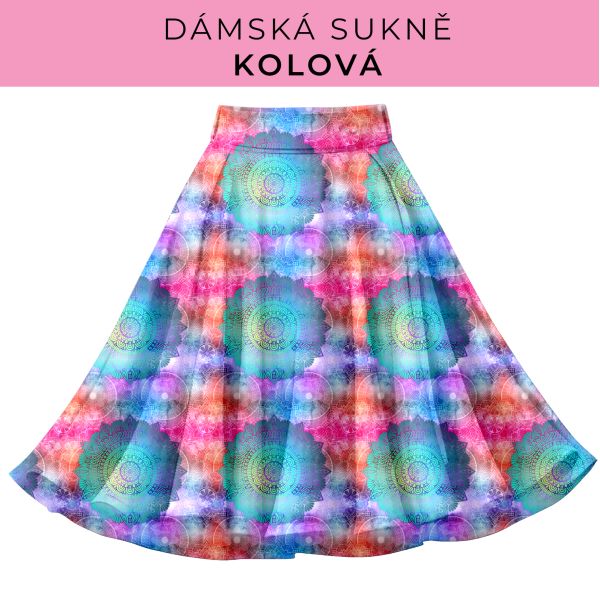 DÁMSKÝ střih - Kolová sukně