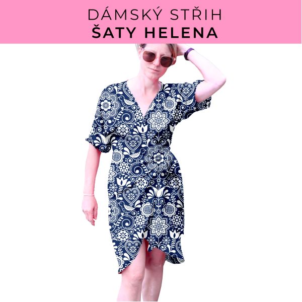 Dámský střih na šaty  Helena
