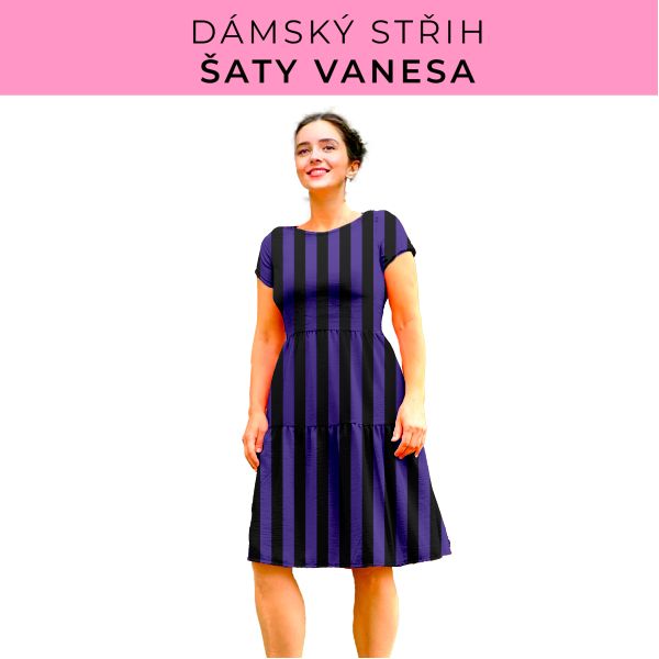 Dámský střih šaty Vanesa