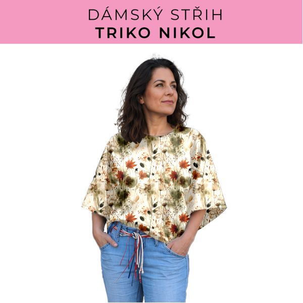 Dámský střih -  triko Nikol