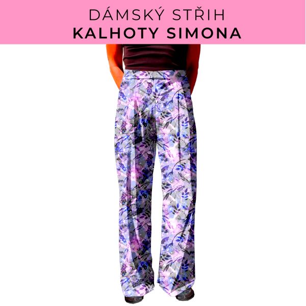 Dámský střih - kalhoty Simona