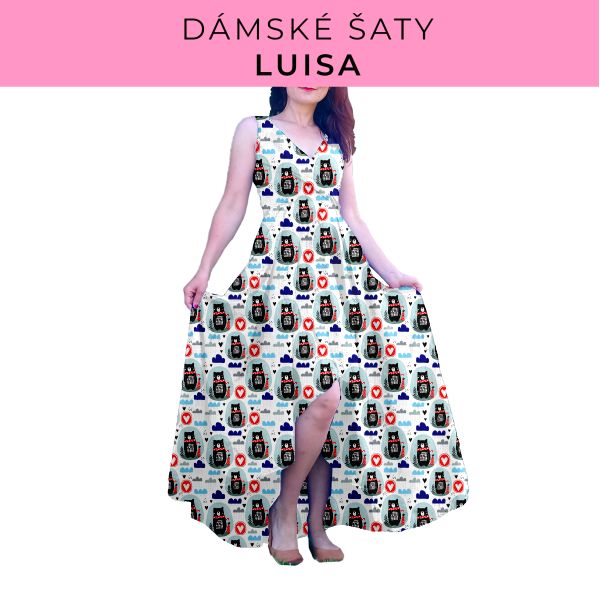 DÁMSKÝ střih - šaty Luisa
