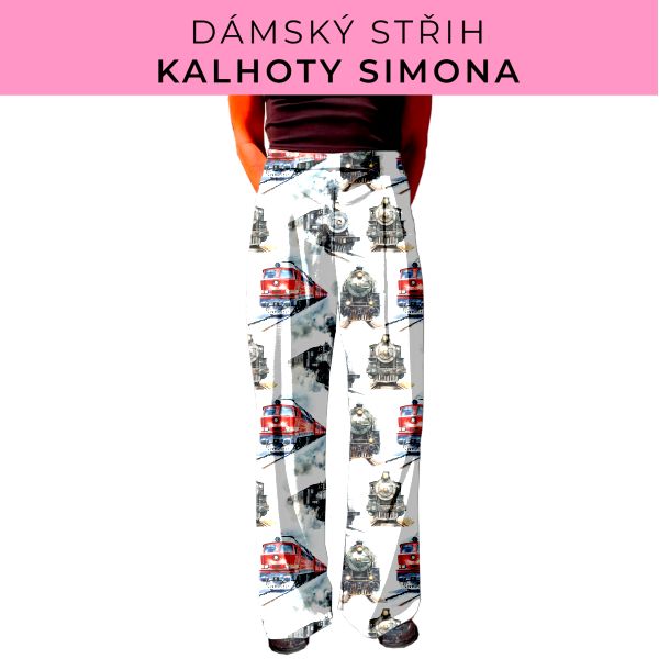 Dámský střih - kalhoty Simona