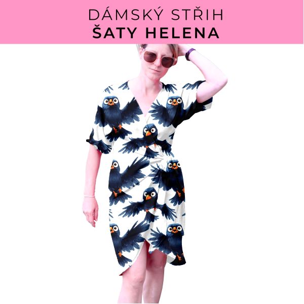 Dámský střih na šaty  Helena