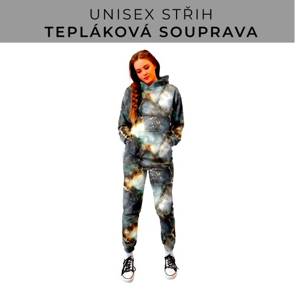 DÁMSKÝ střih - SET mikina a tepláky 
