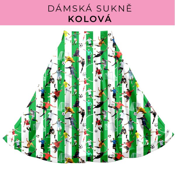 DÁMSKÝ střih - Kolová sukně