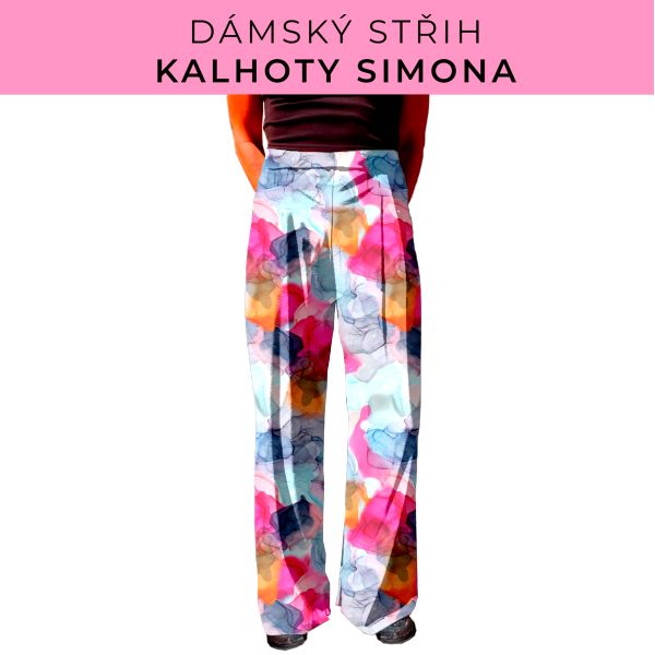 Dámský střih - kalhoty Simona