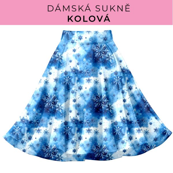 DÁMSKÝ střih - Kolová sukně