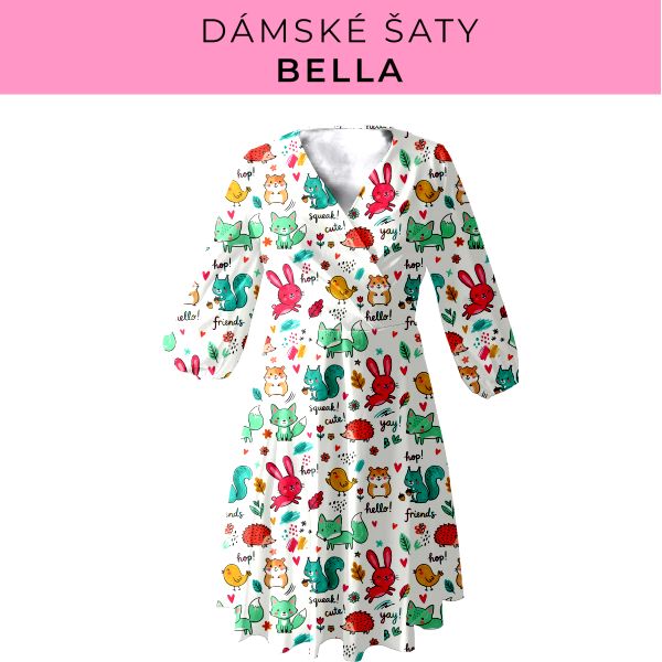 DÁMSKÝ střih - šaty Bella