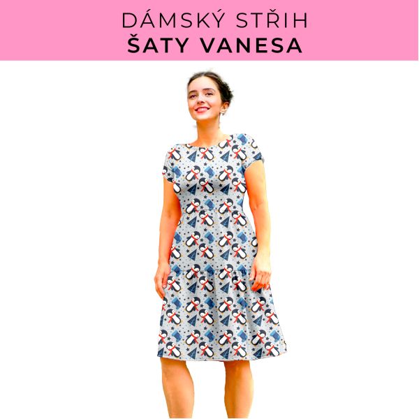 Dámský střih šaty Vanesa