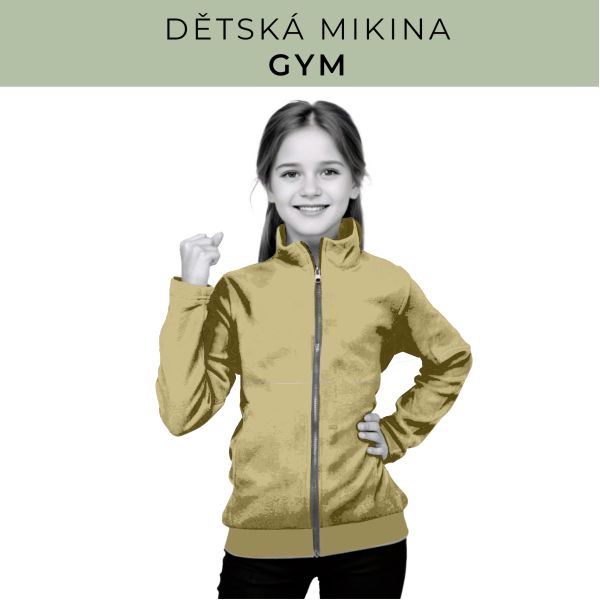 Dětská střih - mikina GYM