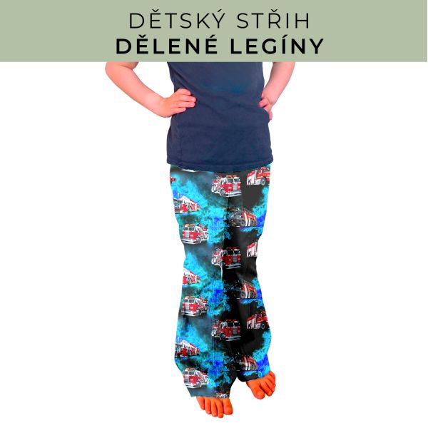 Dětský střih - Dělené legíny