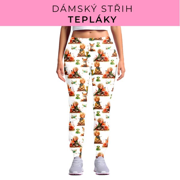 DÁMSKÝ střih - tepláky
