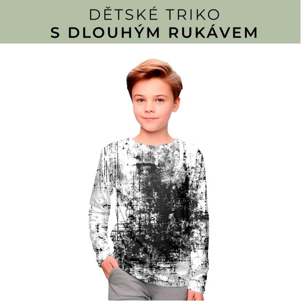 DĚTSKÝ střih - triko dlouhý rukáv