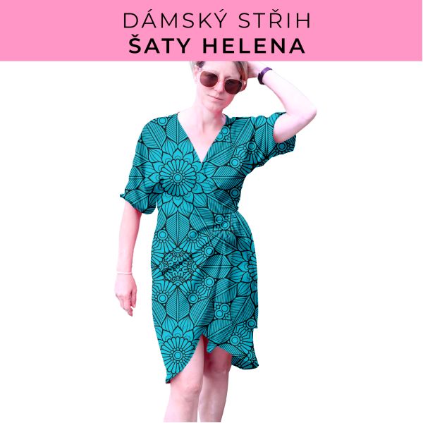 Dámský střih na šaty  Helena