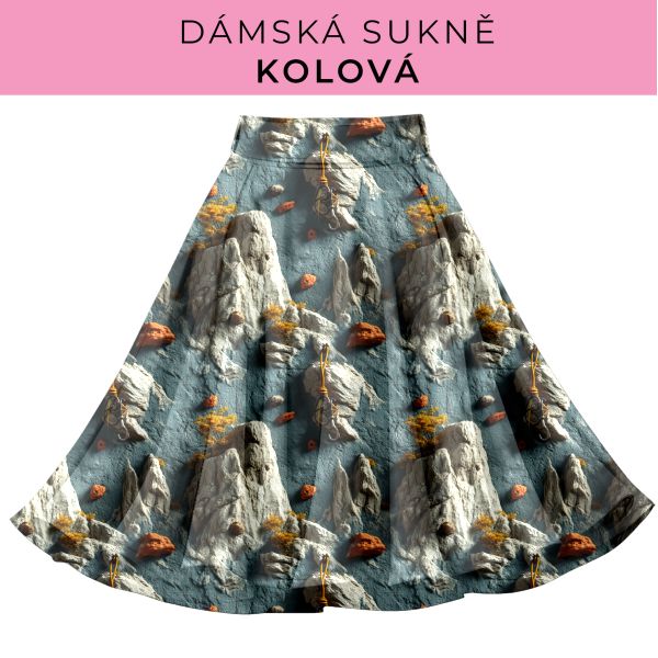 DÁMSKÝ střih - Kolová sukně