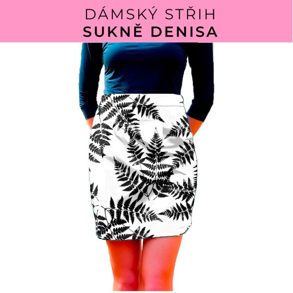 Dámský střih - Dámská sukně Denisa
