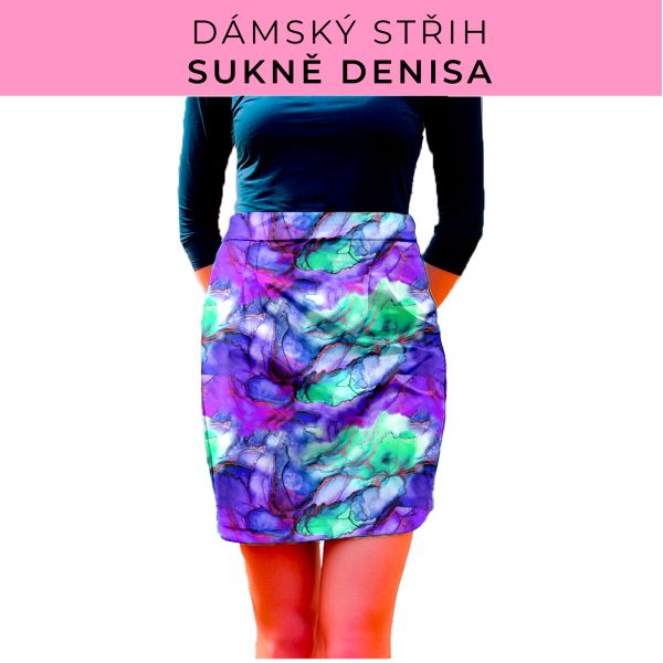 Dámský střih - Dámská sukně Denisa