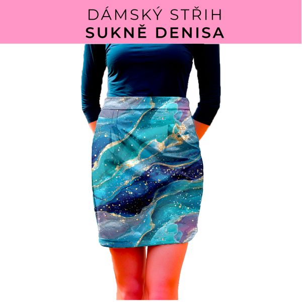 Dámský střih - Dámská sukně Denisa