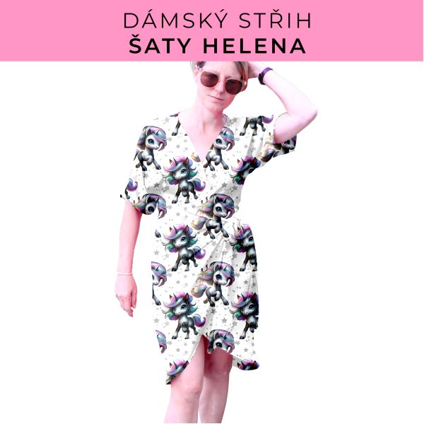 Dámský střih na šaty  Helena