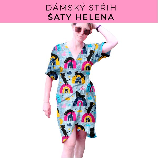 Dámský střih na šaty  Helena