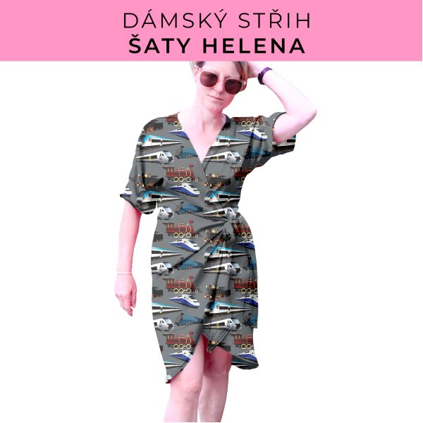 Dámský střih na šaty  Helena