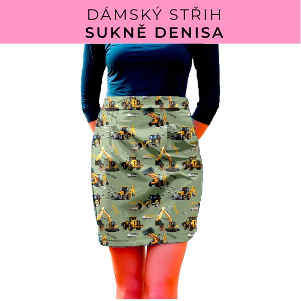 Dámský střih - Dámská sukně Denisa