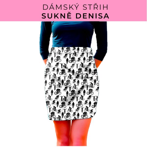 Dámský střih - Dámská sukně Denisa