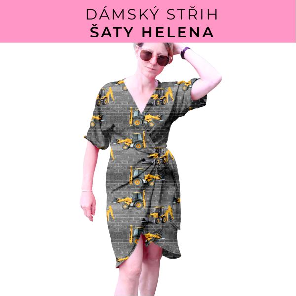 Dámský střih na šaty  Helena
