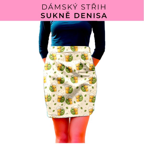 Dámský střih - Dámská sukně Denisa